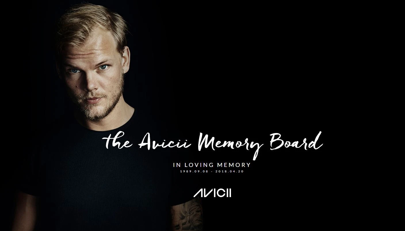 in loving memory of avicii